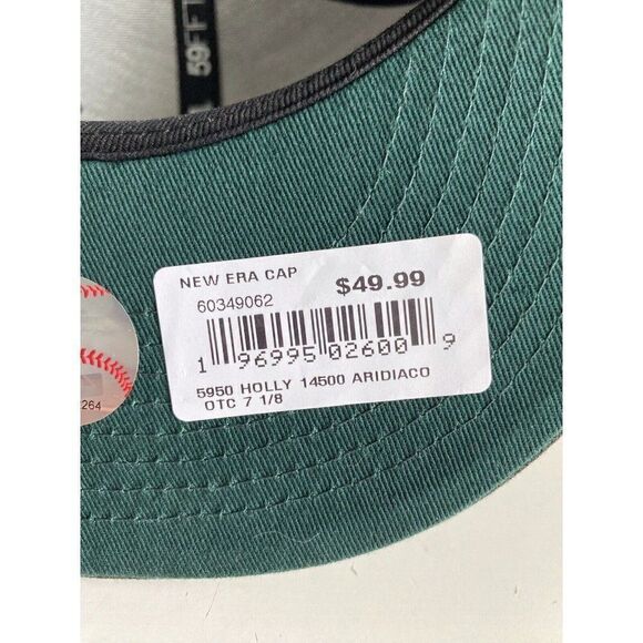 New Era Arizona Diamondbacks Hat Cooperstown Collection Black Sz 7 1/8 NEW - Picture 9 of 15